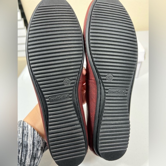 Josef Seibel red distressed leather flat 37 - Picture 3 of 6